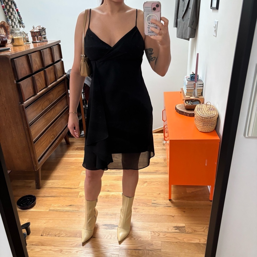 Y2K Jump Black Mini Dress size small